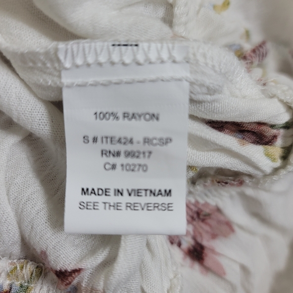 MOA MOA PARISIAN PETITE OFF SHOULDER TOP IN FLORAL PRINT - Picture 6 of 14